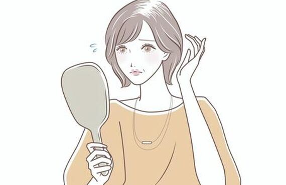 熊本市　女性の分け目が薄い。。。